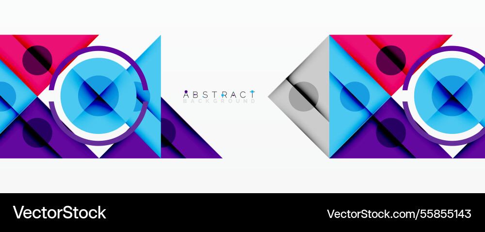 Geometric abstract design with layered triangles Geometric abstract design with layered triangles Vector Image