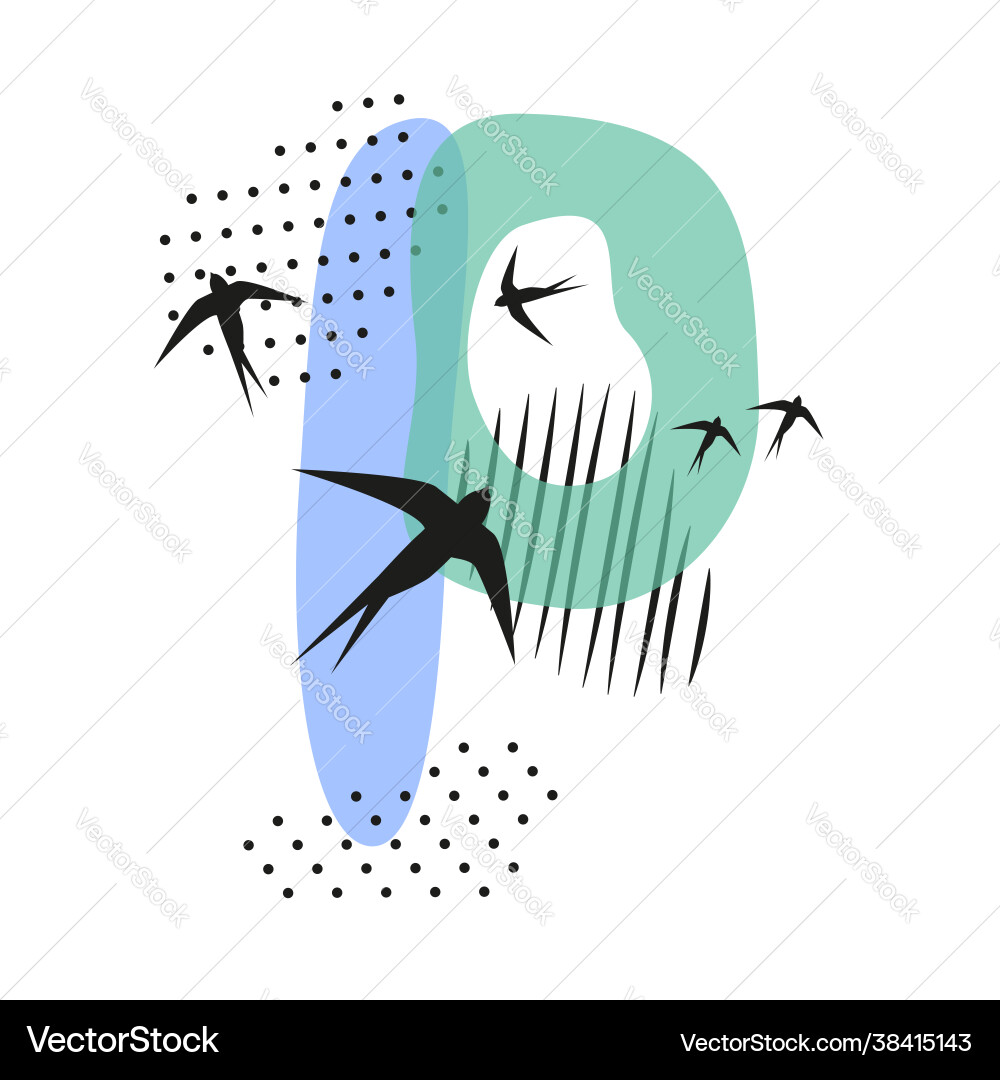 Minimalistic pattern an oriental style in form p Vector Image
