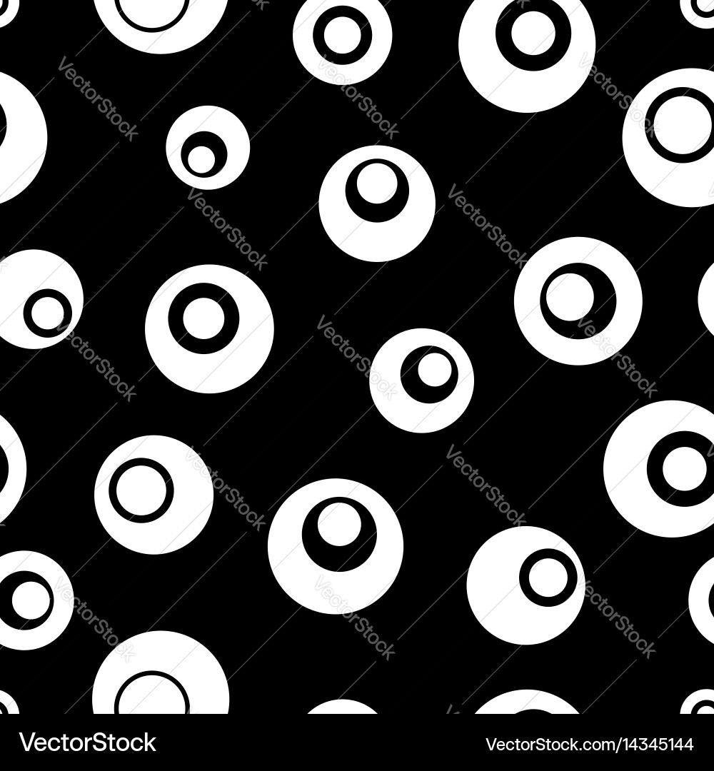 Circle seamless pattern vector image