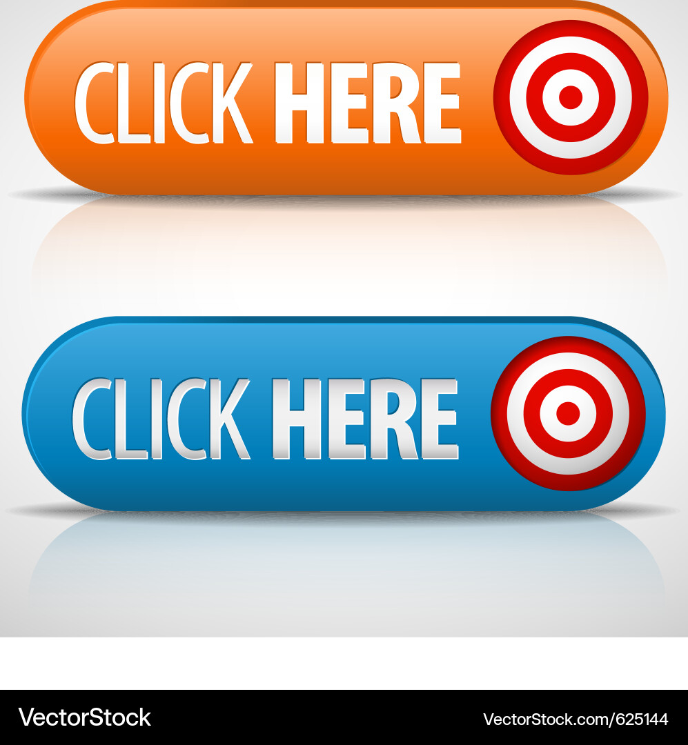 Click Here Buttons Collection vector image