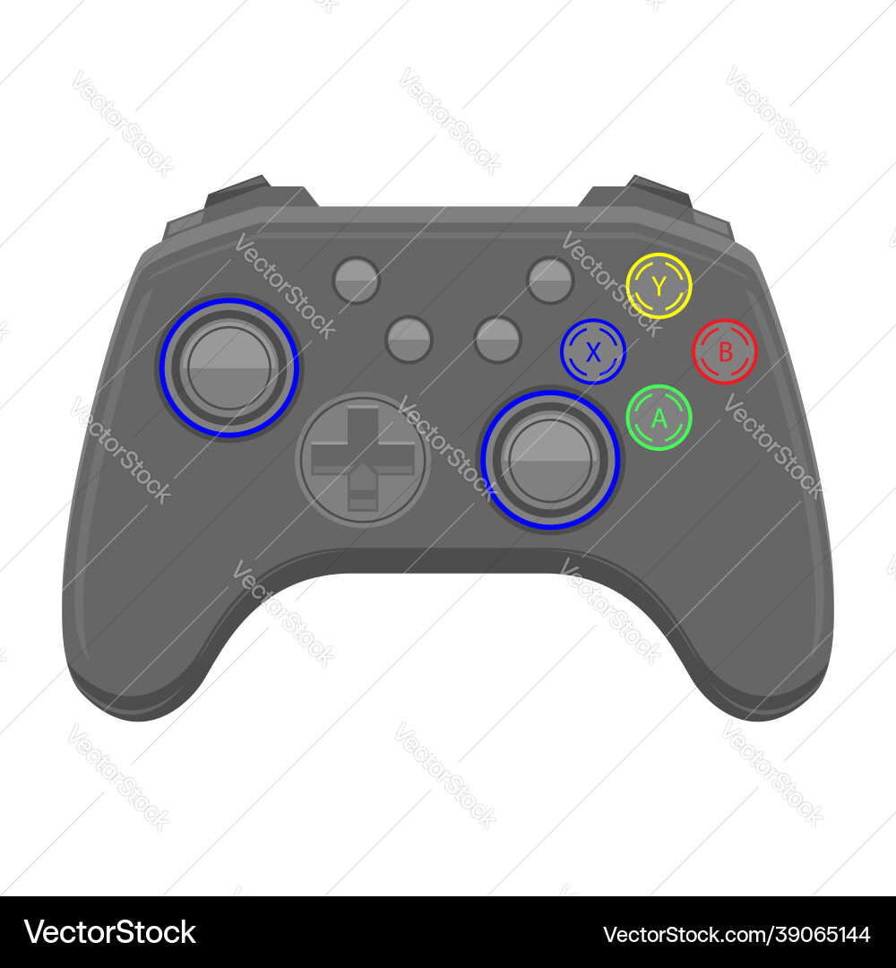 Modern gamepad keypad icon joystick for gaming Modern gamepad keypad icon joystick for gaming Vector Image