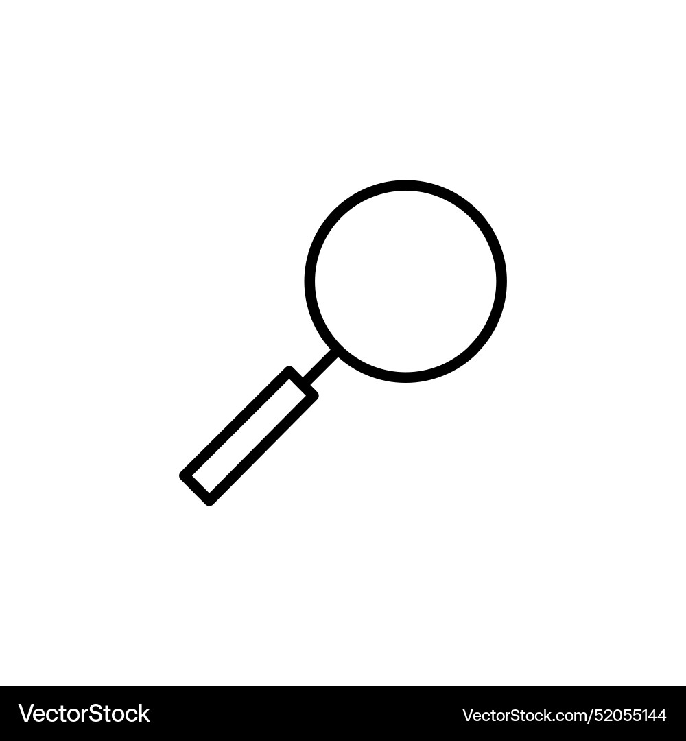 Search icon great for navigation and web themes vector image