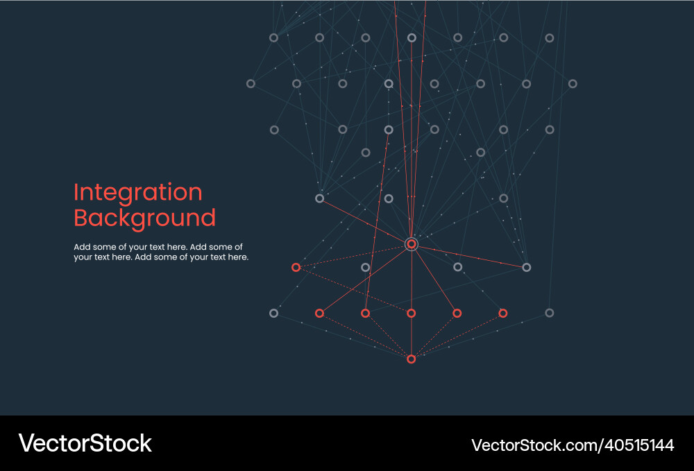 Tech Circuit Network Background vector image