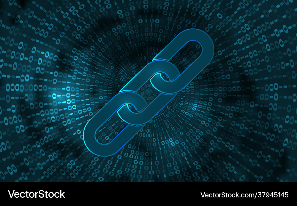 Abstract digital code visualization Vector Image