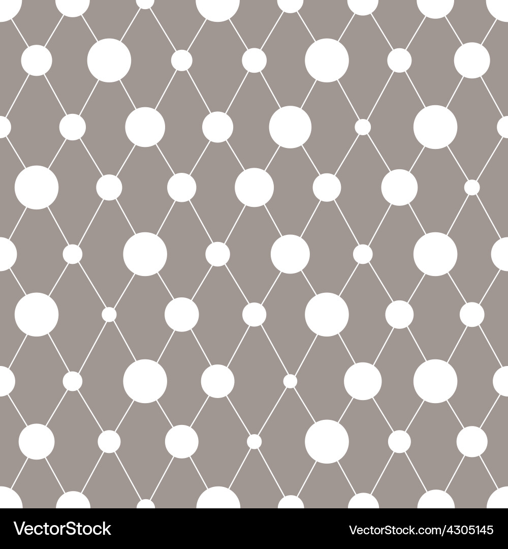Abstract seamless pattern with circles vector image