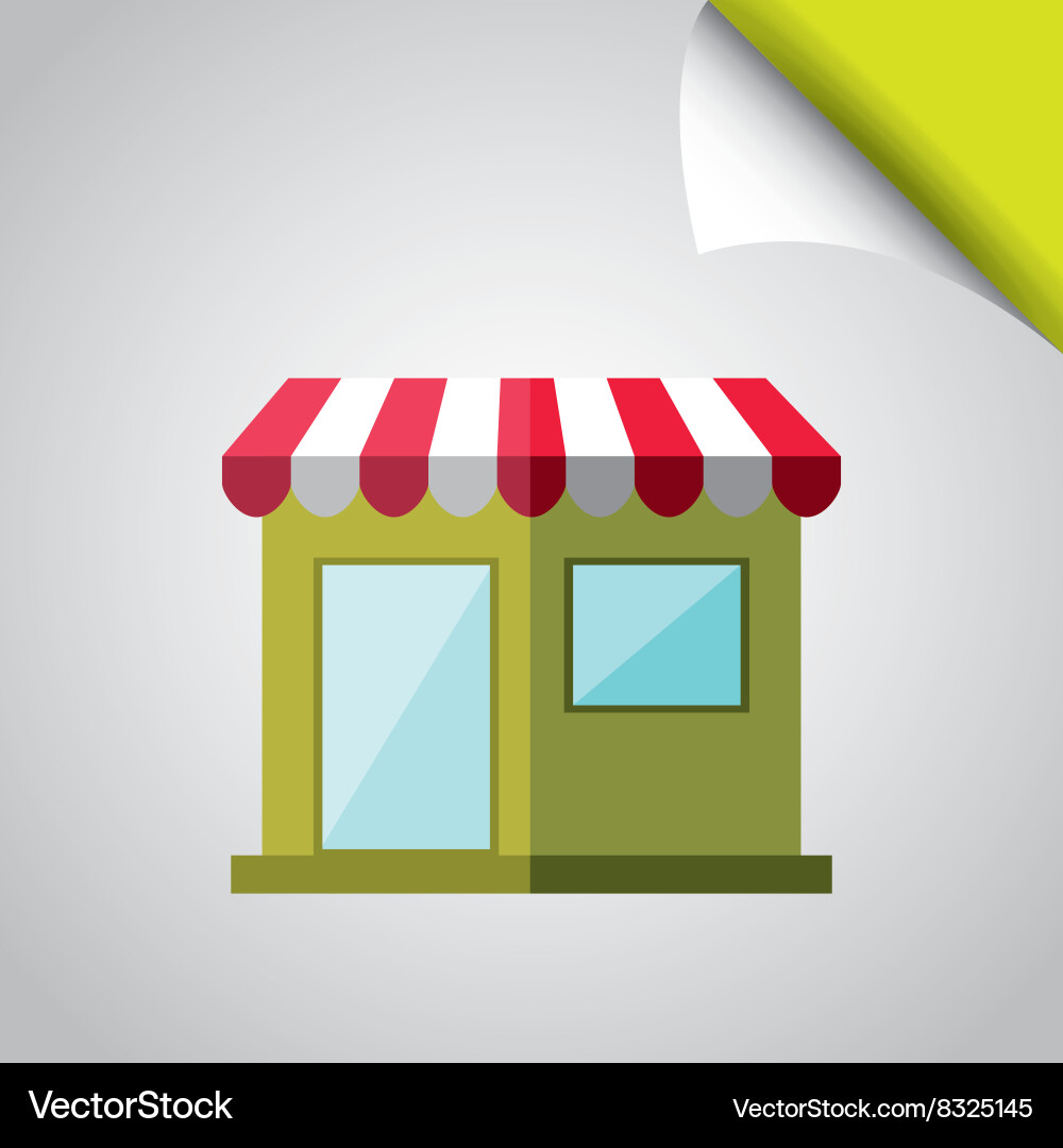 Building front design Vector Image