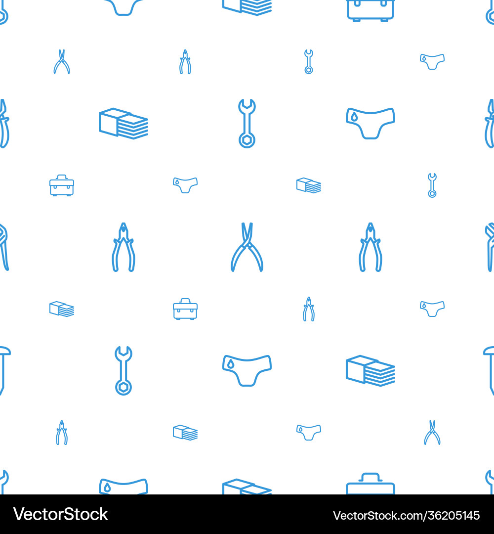 Fix icons pattern seamless white background Fix icons pattern seamless white background Vector Image