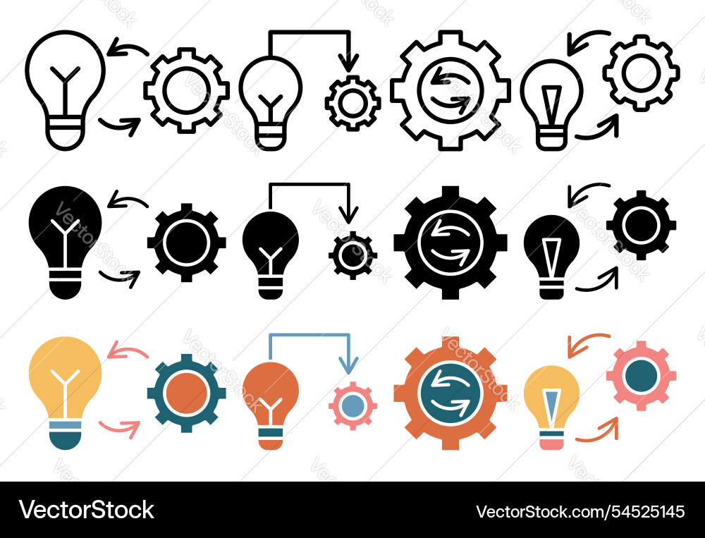 Implementation icon vector image