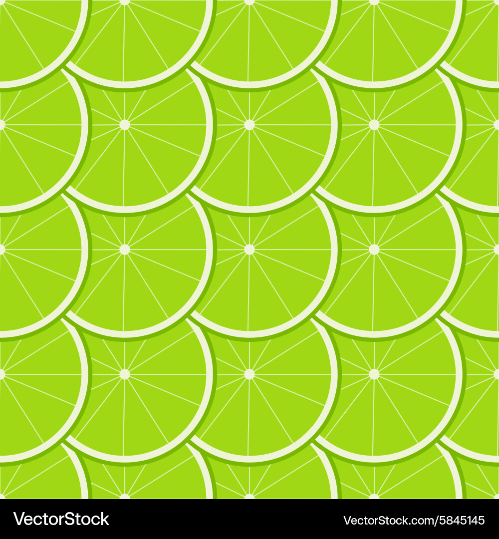 Lime seamless pattern Vector Image