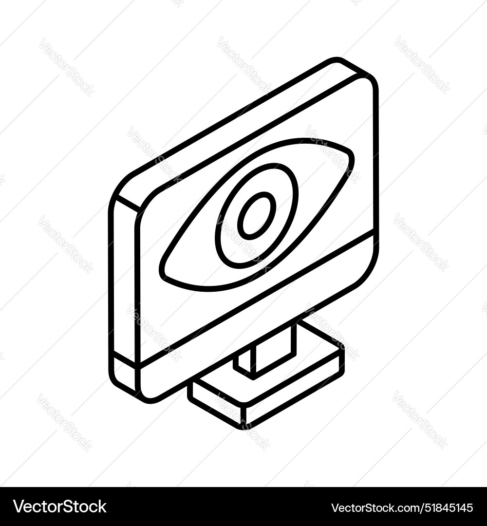 Monitoring Vector Image