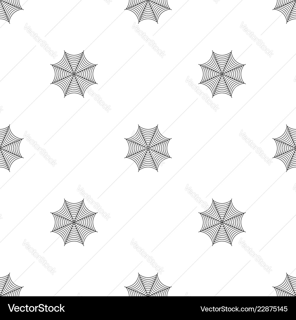 Nice spiderweb pattern seamless vector image