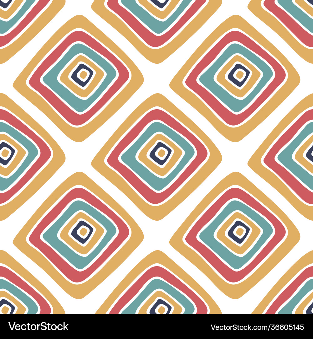 Seamless pattern with abstract square Seamless pattern with abstract square vector image