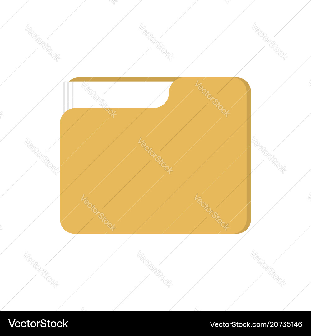 Folder with files isolated working documents Folder with files isolated working documents vector image