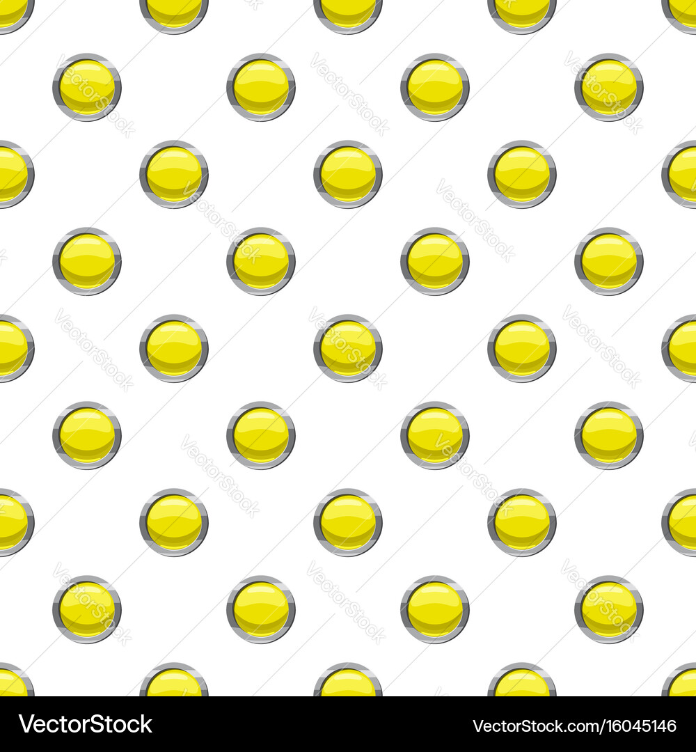 Round button pattern vector image