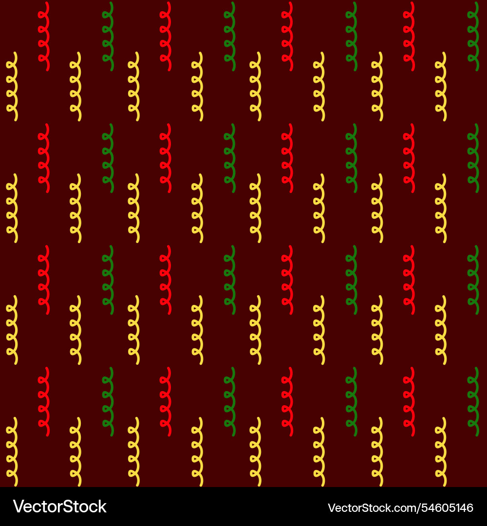 Seamless pattern with a garland of different Vector Image
