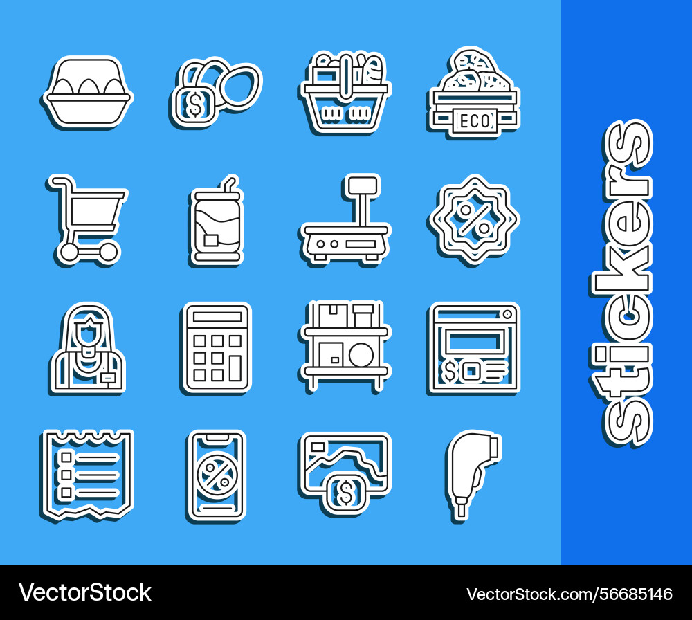 Set line scanner scanning bar code online Set line scanner scanning bar code online Vector Image