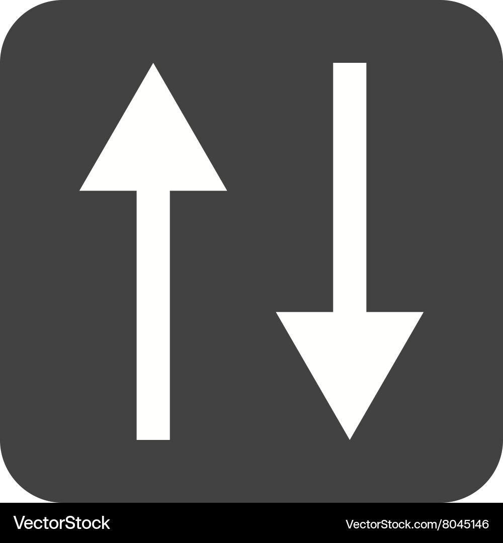 Two way road Vector Image