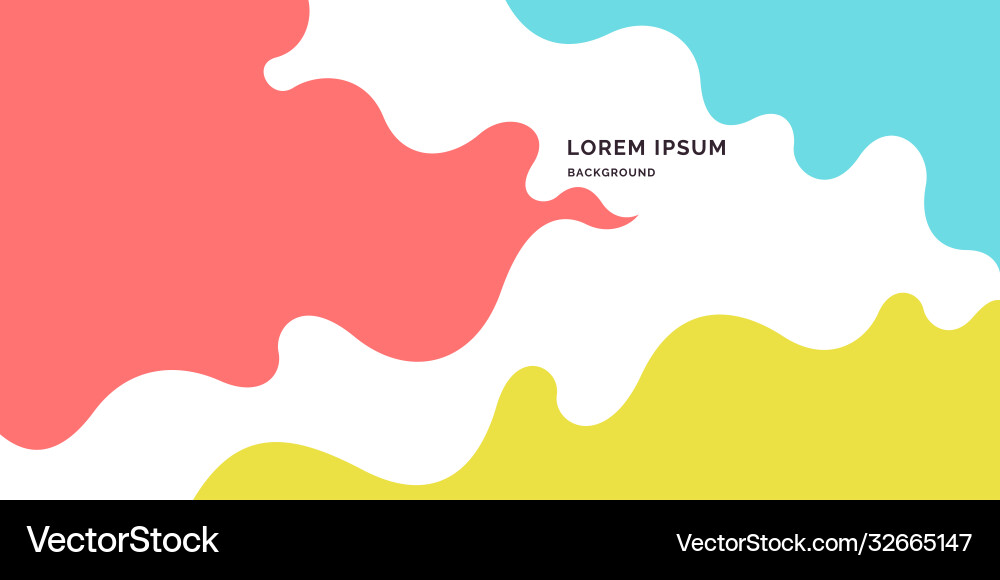 Abstract background with dynamic linear waves vector image