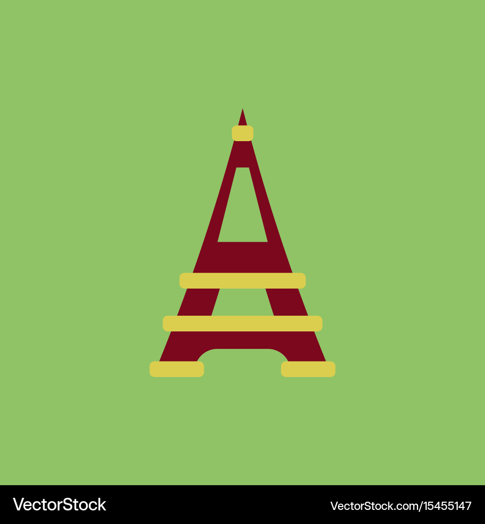 Eiffel tower vector image