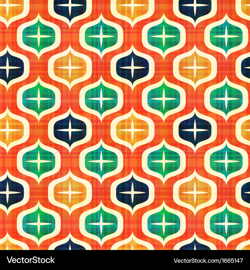 Retro Geometric Pattern vector image