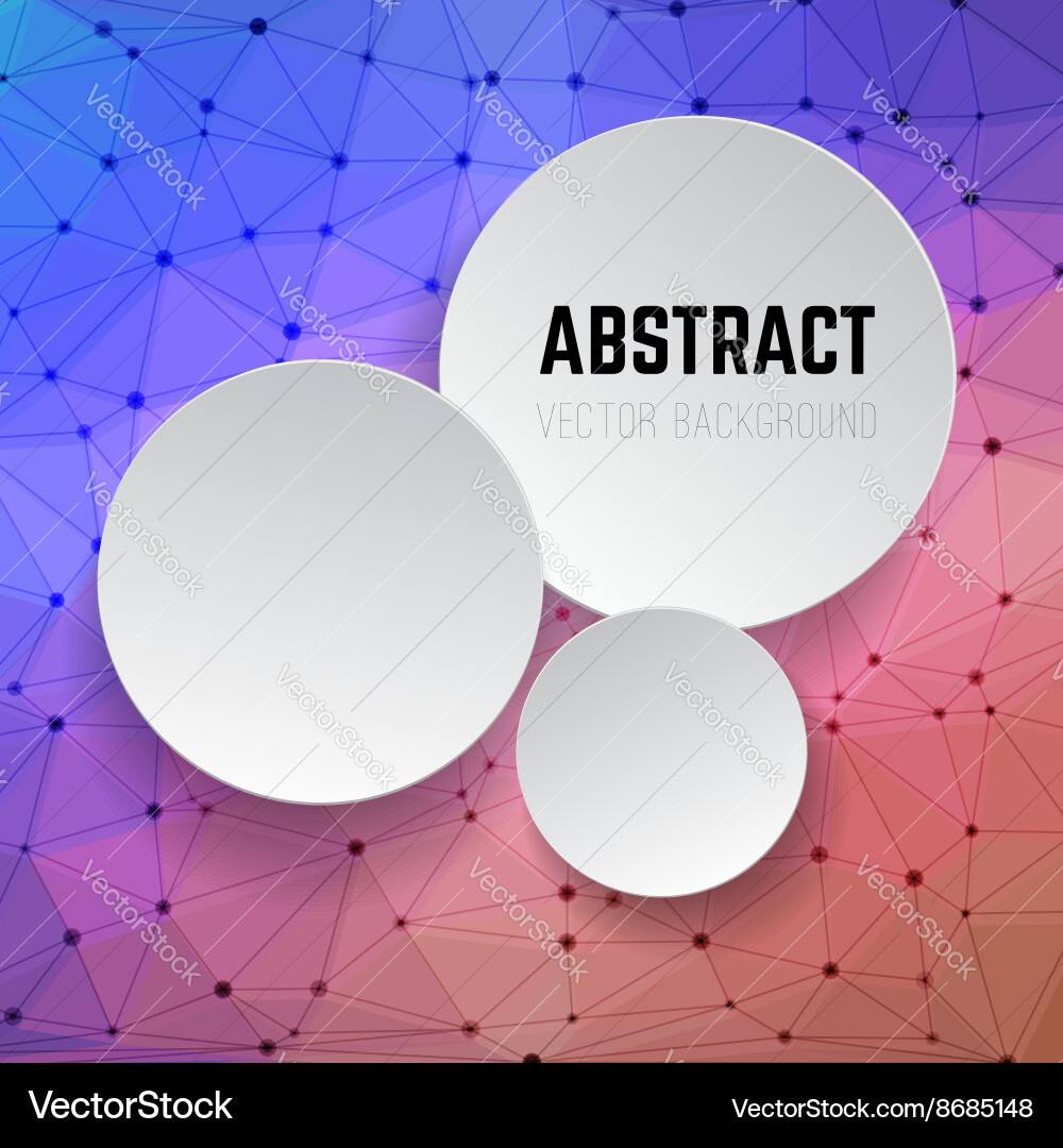 Abstract background with circles Vector Image
