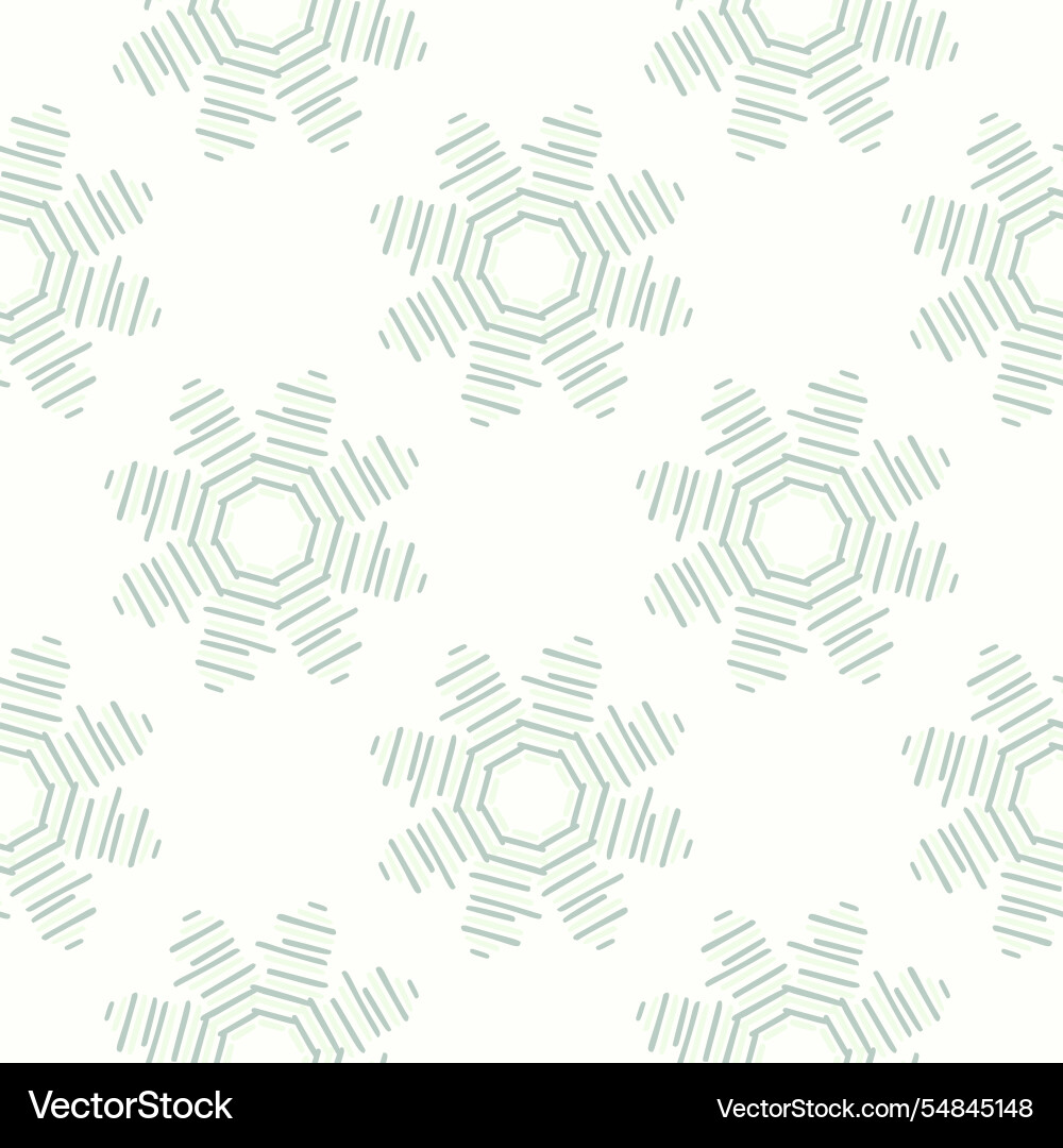Simple modern scandi shape seamless pattern vector image