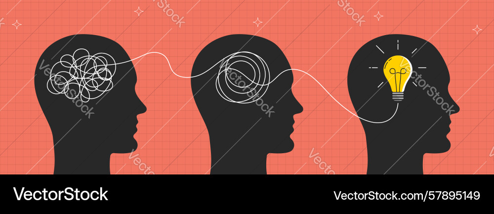 Concept of problem solving Vector Image