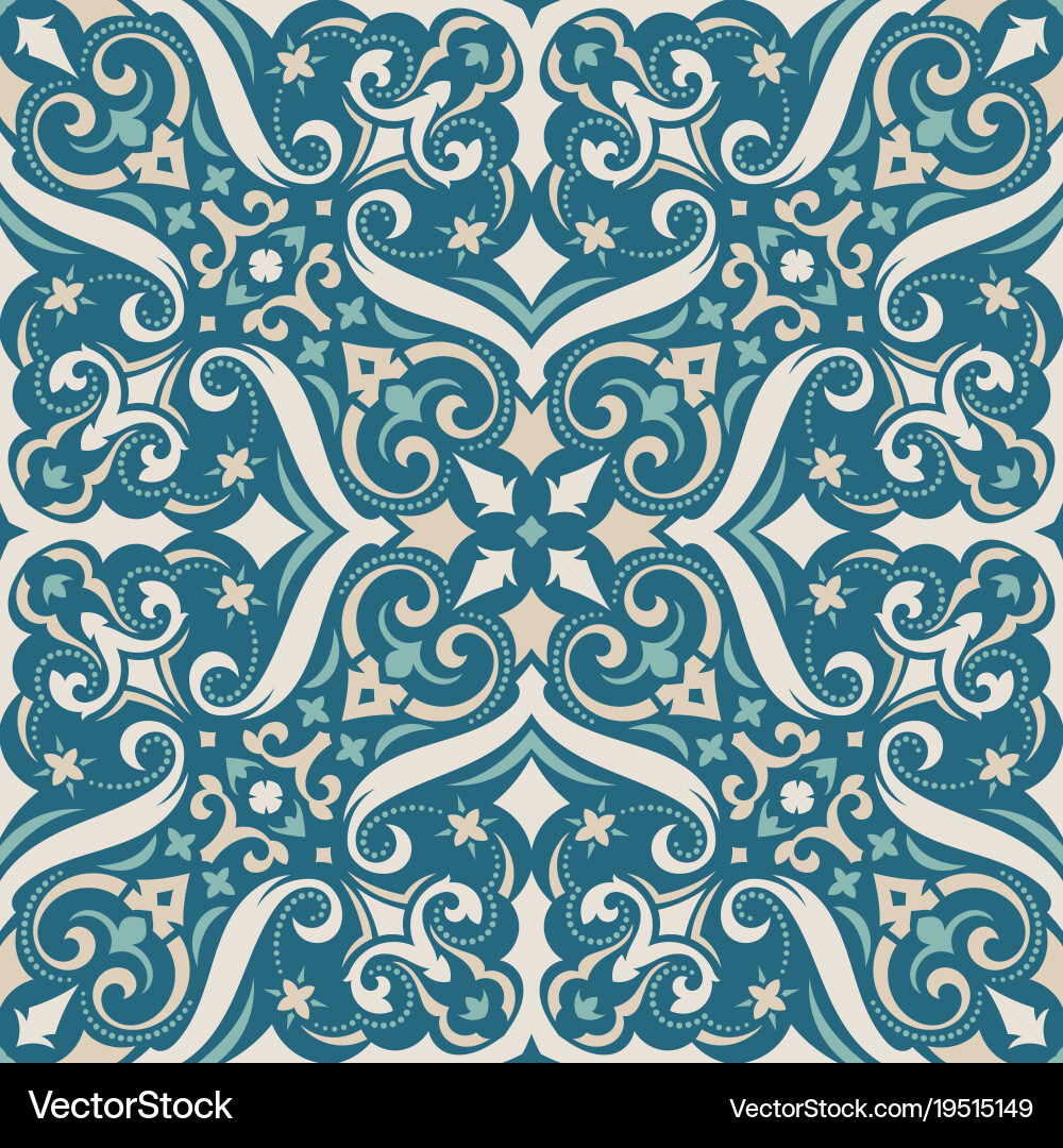 Damask seamless pattern Vector Image