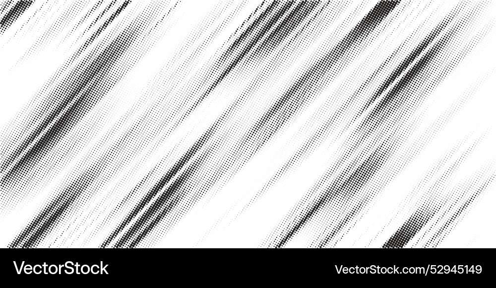Diagonal abstract halftone bitmap dot effect vector image