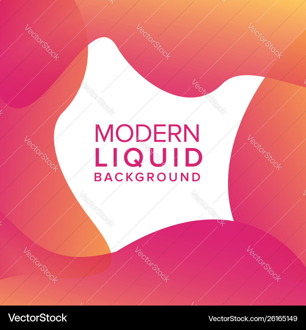Liquid color background design fluid gradient Liquid color background design fluid gradient Vector Image