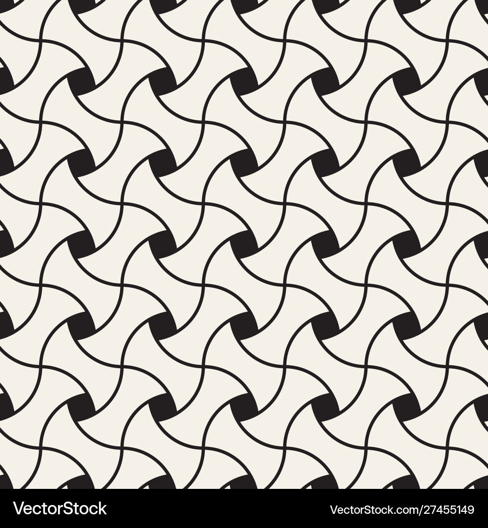 Seamless twisting lines pattern modern Seamless twisting lines pattern modern Vector Image