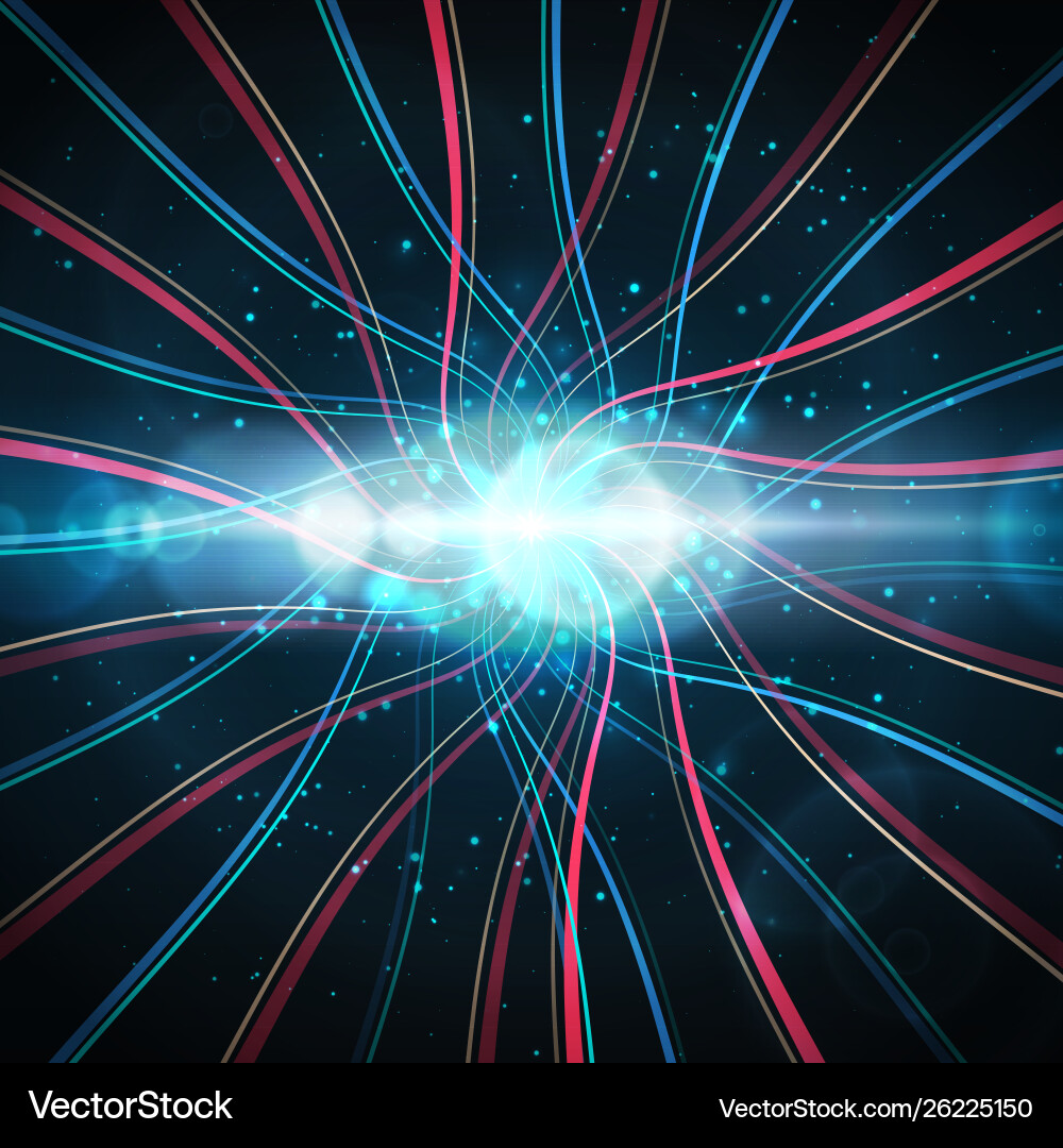 Abstract big data visualization Abstract big data visualization Vector Image