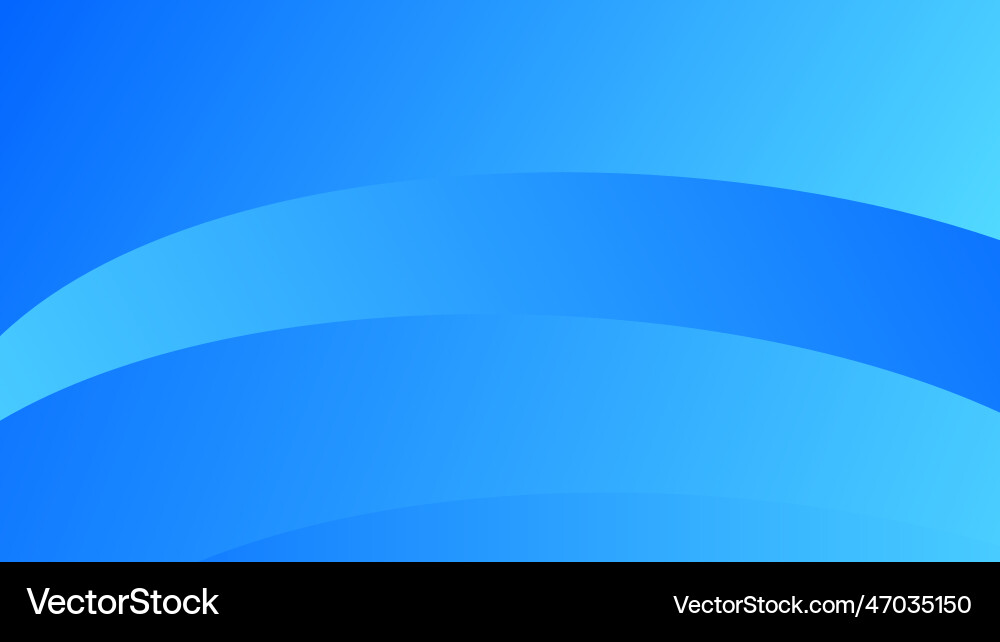 Abstract blue background and curve shape vector image
