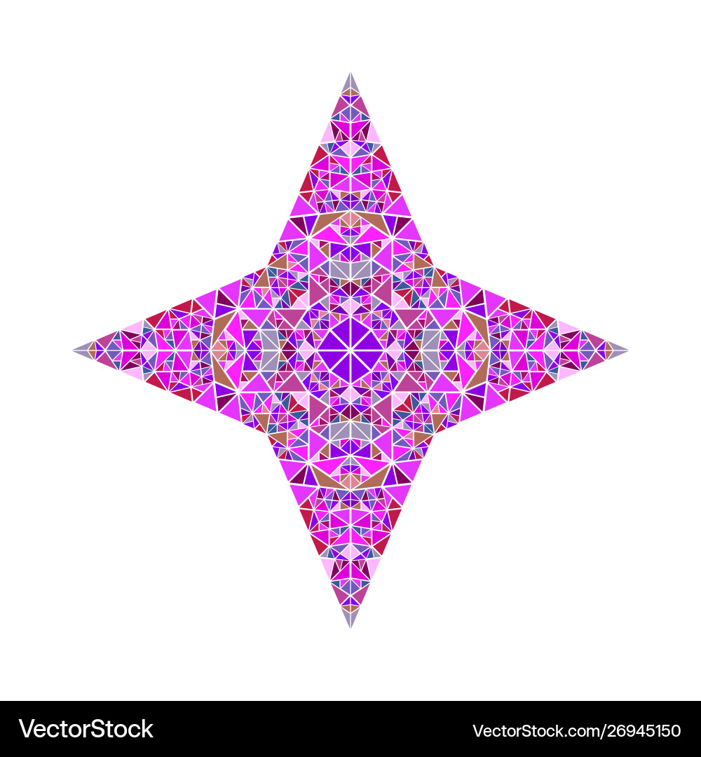 Abstract colorful isolated polygonal triangle Abstract colorful isolated polygonal triangle vector image