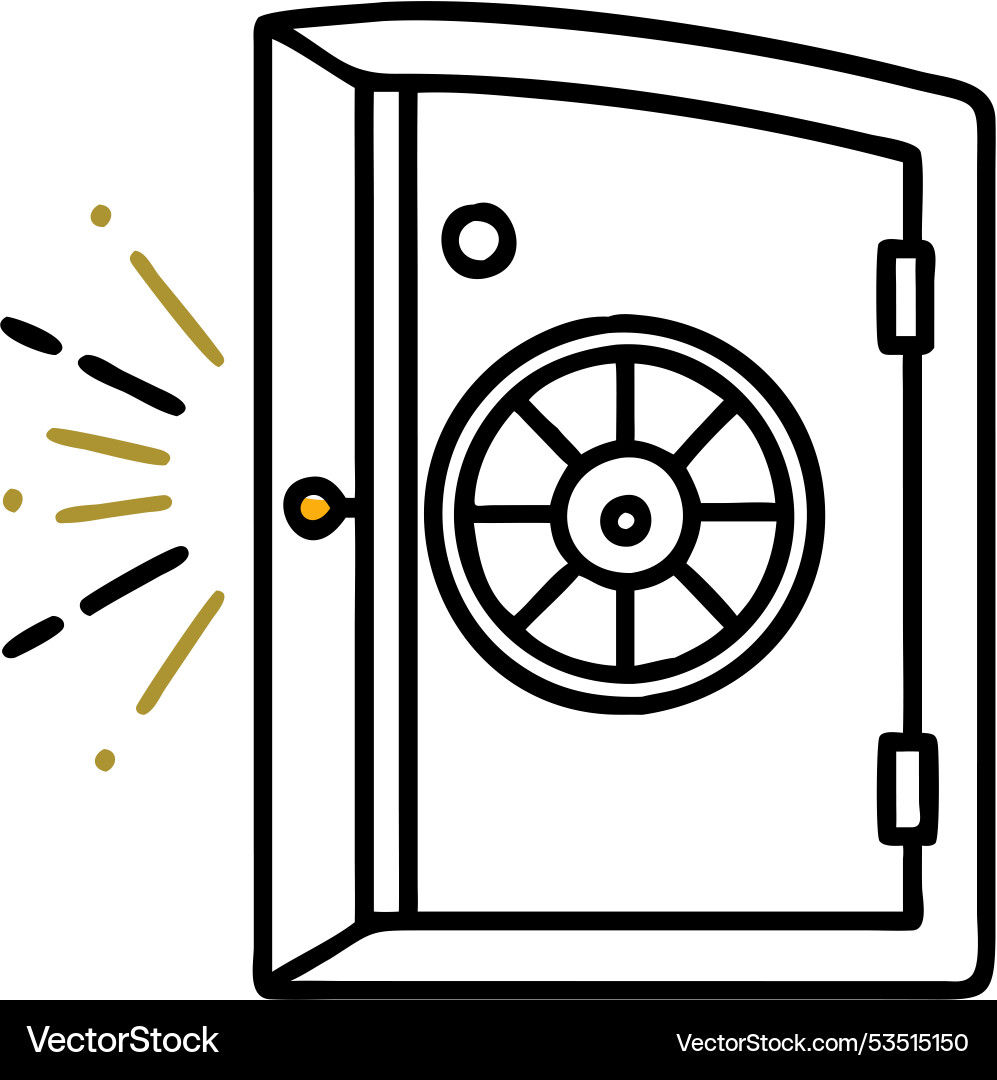 Fortress lock the ultimate solution for securing Fortress lock the ultimate solution for securing vector image