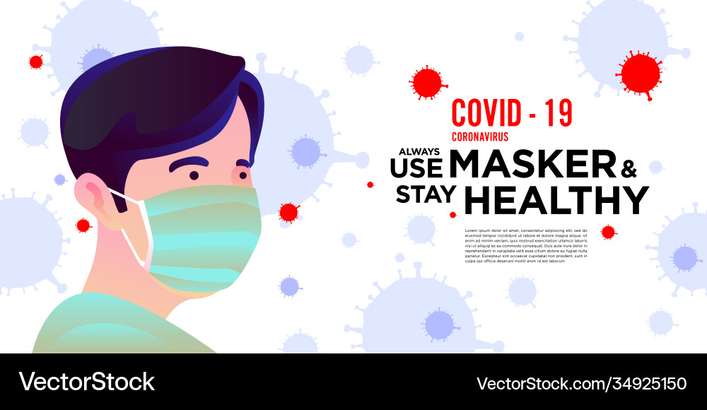 Print a man using masker for attack Print a man using masker for attack vector image