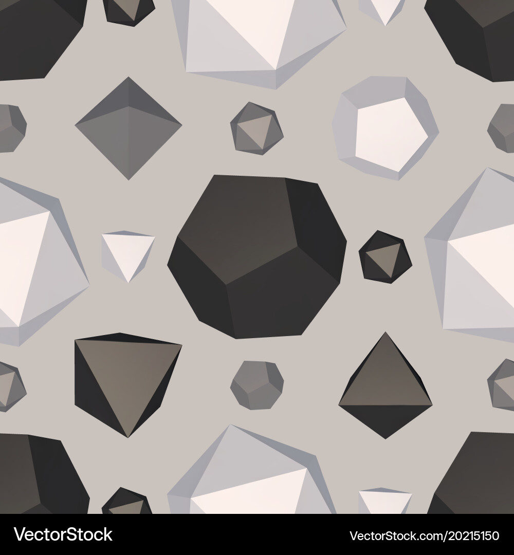 Shaped seamless pattern vector image