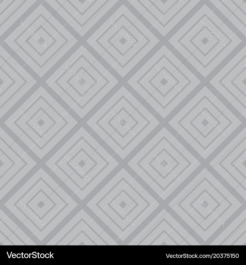 Simple gray background with rombs vector image