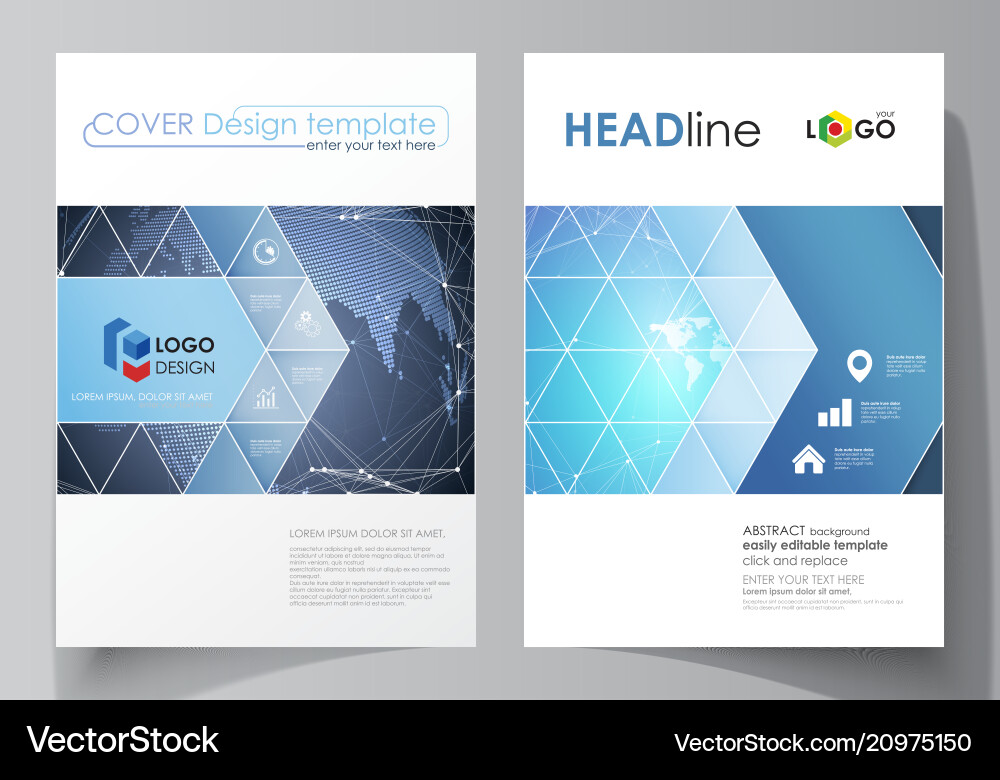 The editable layout The editable layout vector image