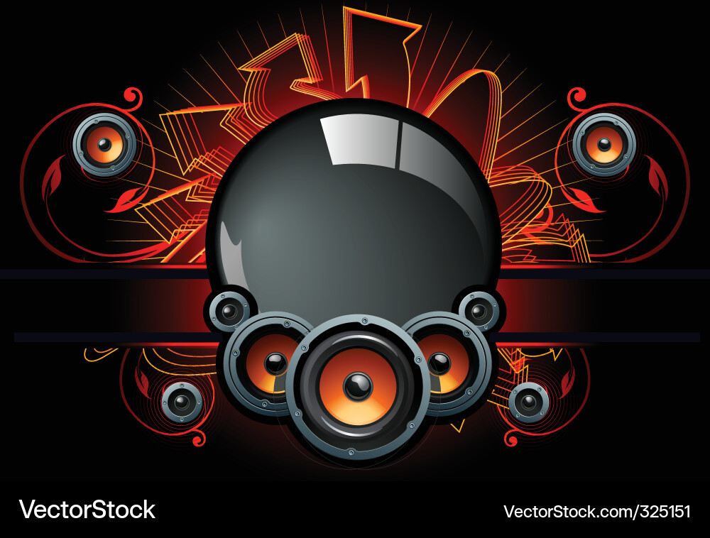 Dynamic Speaker Set vector image