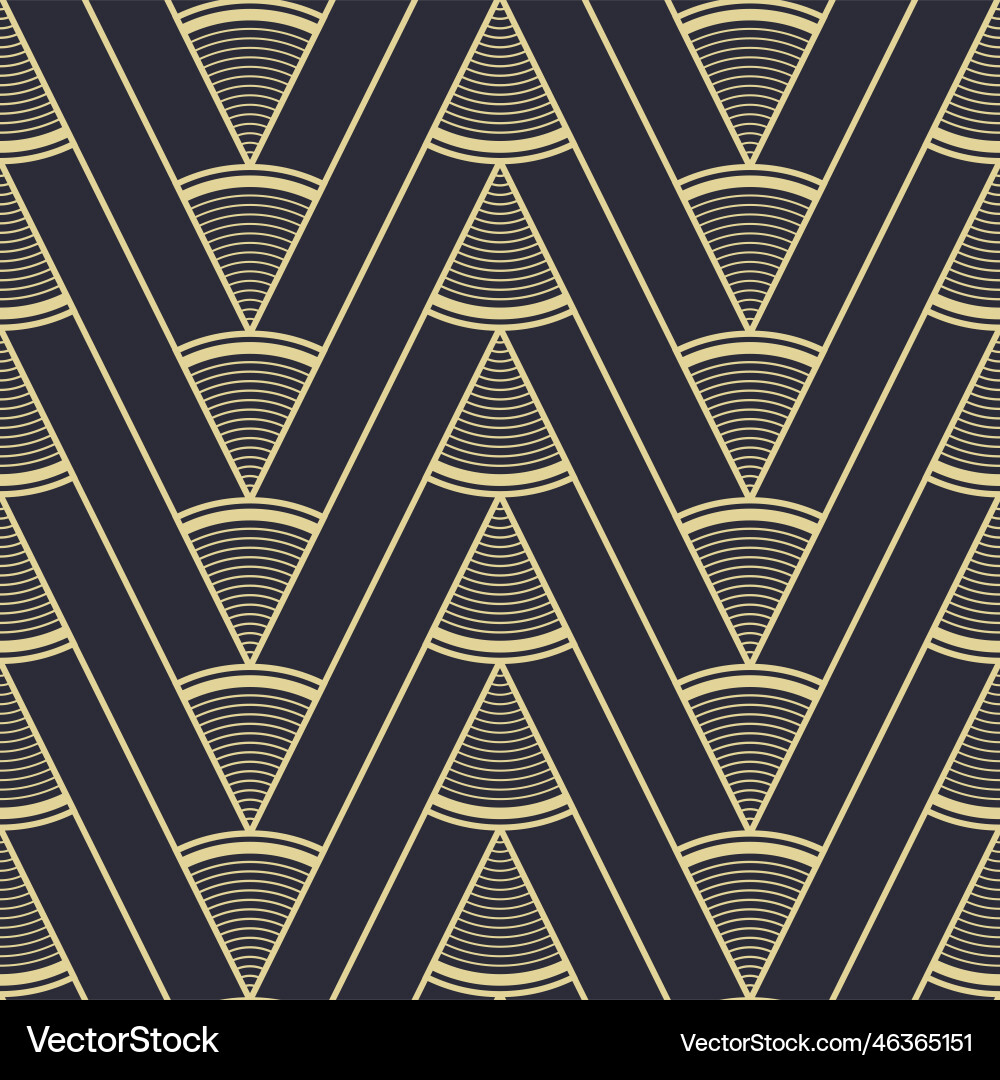 Modern Geometric Pattern - White Lines vector image