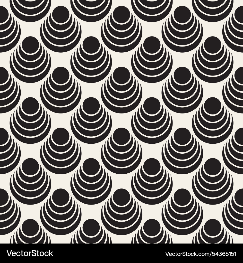 Seamless pattern repeating geometric elements Seamless pattern repeating geometric elements vector image