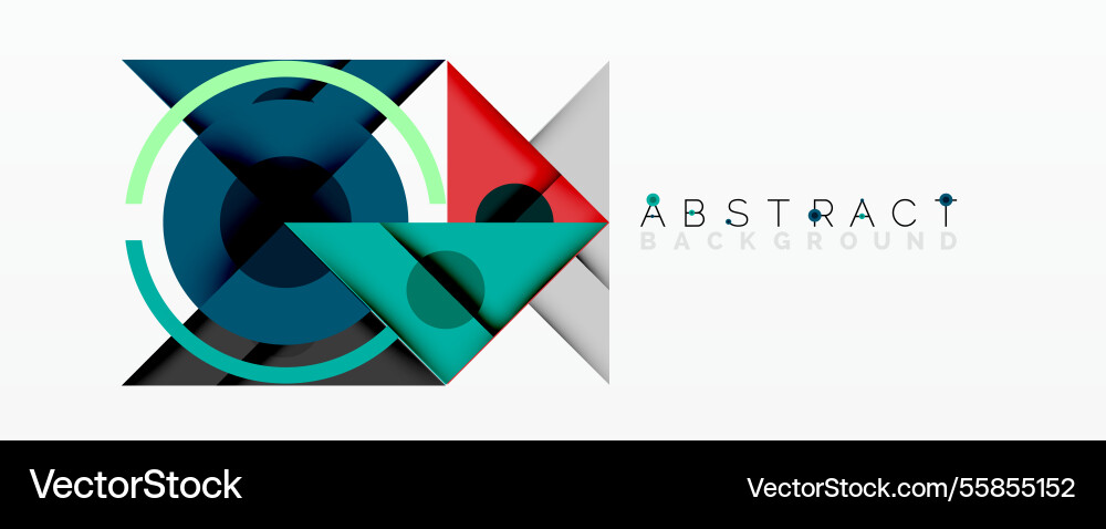 Abstract geometric composition with overlapping Abstract geometric composition with overlapping vector image