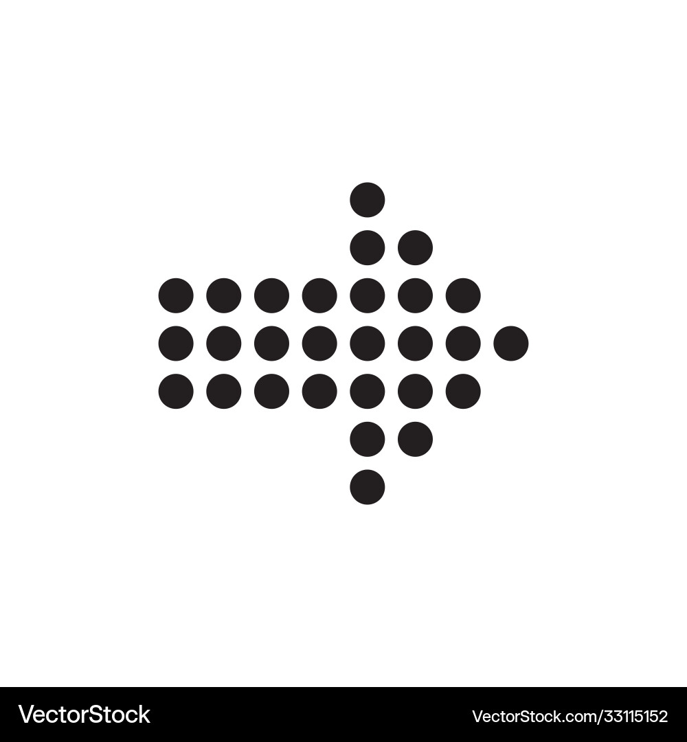 Arrow Icon - Minimalist Element Vector Image