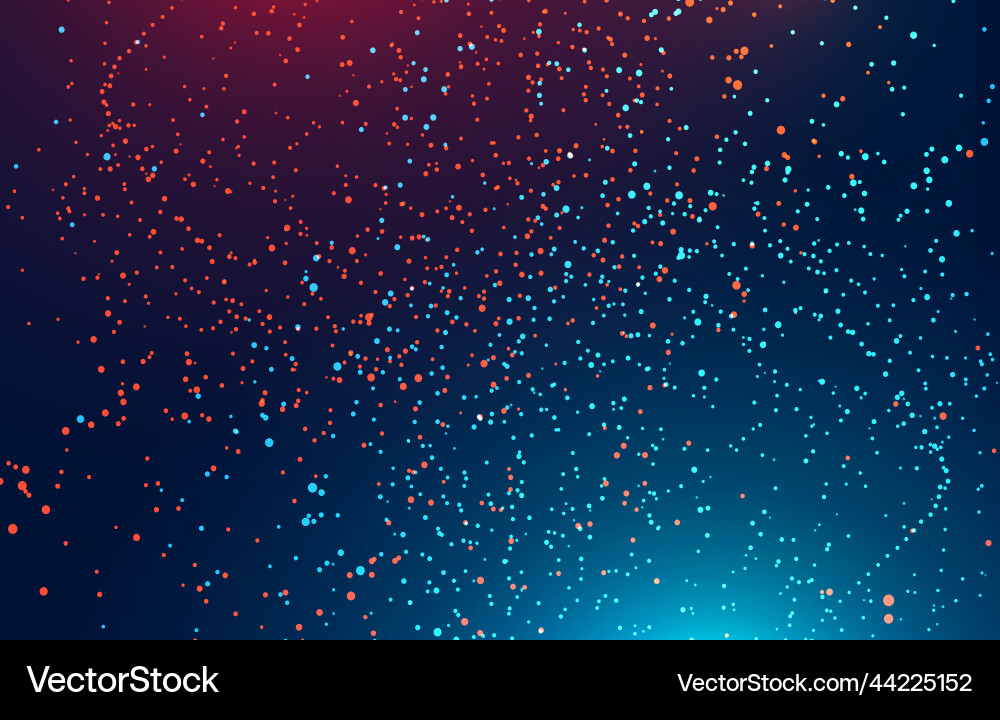 Digital technology particle background with light Digital technology particle background with light vector image