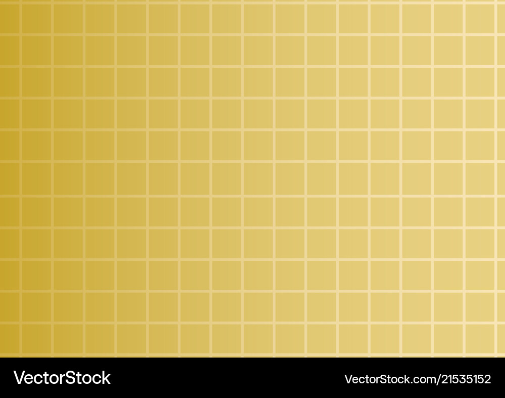 Golden gradient background with squares Golden gradient background with squares Vector Image