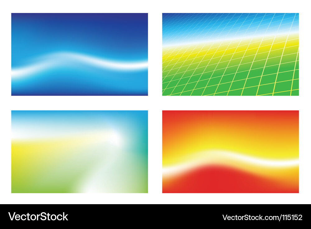 Gradient Backgrounds vector image