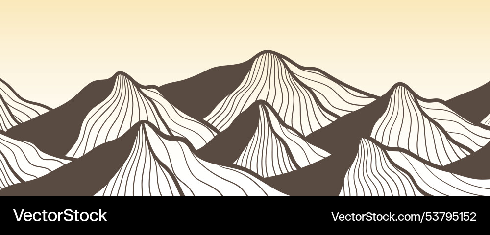 Japanese background with line wave pattern Japanese background with line wave pattern vector image