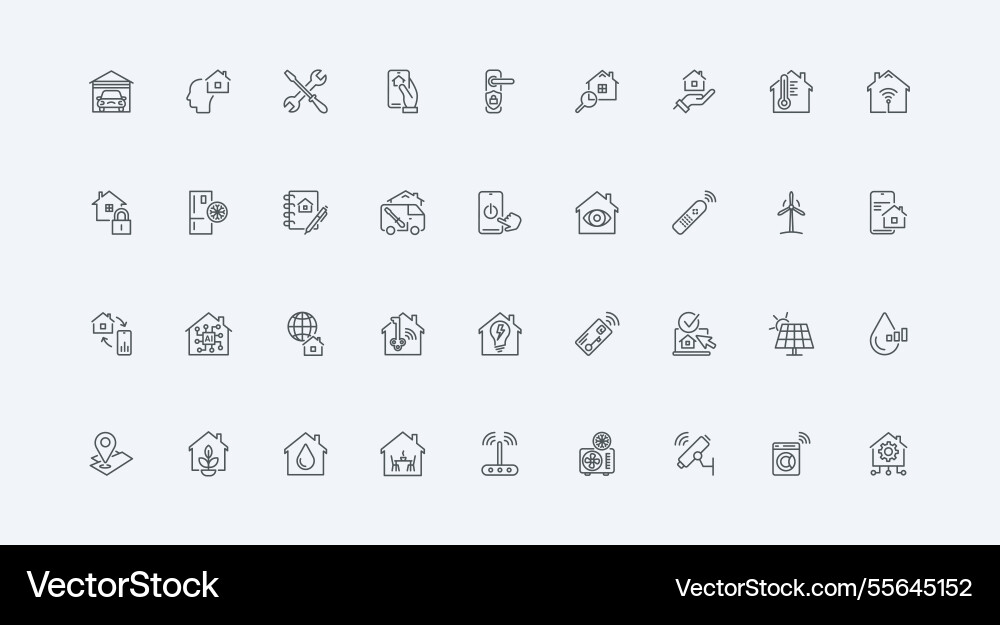 Smart home panel automation with mobile app Smart home panel automation with mobile app vector image