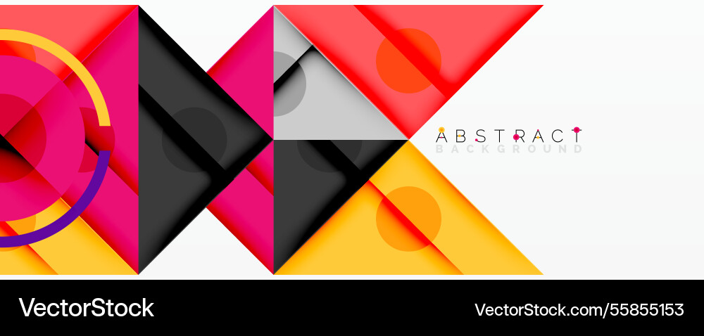 Abstract geometric composition with overlapping Abstract geometric composition with overlapping vector image